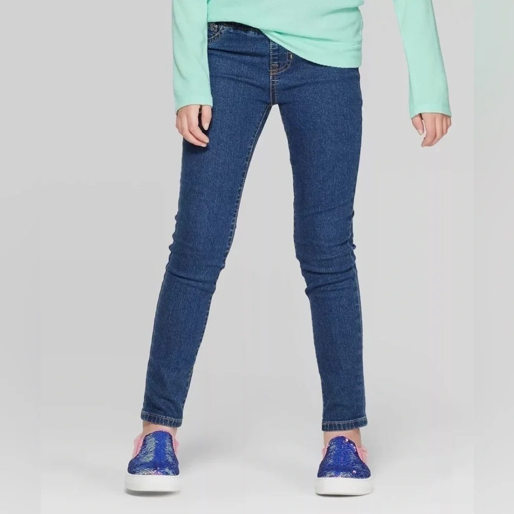 Cat & Jack - Girls Pull On Skinny Jeans 6X